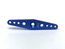 MT Racing 25T Double Servo Arm Blue 2.5mm Thread MTR25606BL