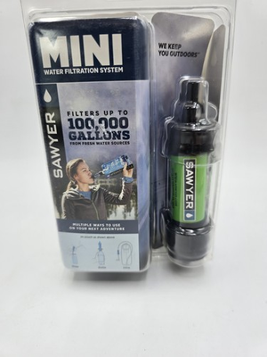 #ad Sawyer Mini Water Filtration Squeeze Filter Ultralight Backpacking Camp Hiking $24.99