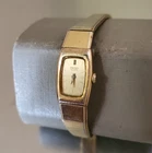 SEIKO Women’s Watch Vintage Gold Tone Analog Quartz Japan 5.5 inch 13 mm
