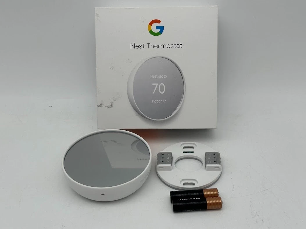 Google Nest Smart Thermostat, Snow - GA01334-CA