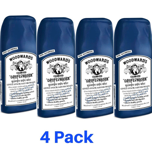🍼 Woodward's Gripe Water 130ml x 4 | Baby Colic Relief | Free Ship
