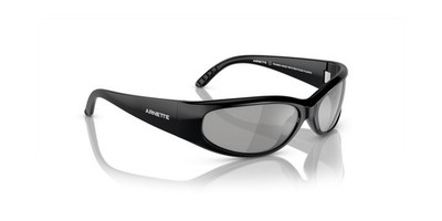 ARNETTE mens An 4302 Rectangular Sunglasses Catfish Recycled Black
