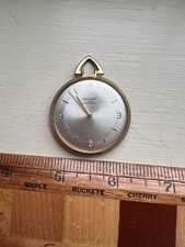 Wakmann 17 Jewel Pocket Watch. For Parts/repair. Missing Stem