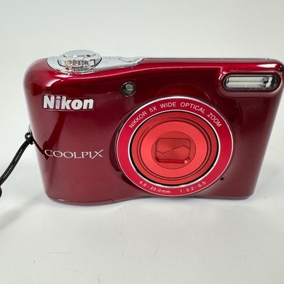 Nikon Coolpix L30 20.1 MP 5x Optical Zoom Digital Camera w/ 8GB SD