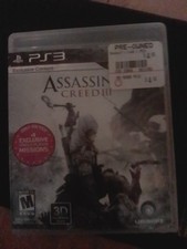 Assassin's Creed III -- Freedom Edition (Sony PlayStation 3, 2012)