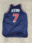 Shawn Kemp Autographed USA Basketball Jersey Beckett Authenticated