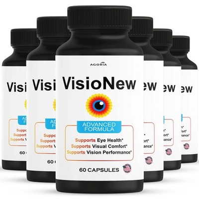 (6 Pack) VisioNew Advanced Eye Vision Support Visio New Supplement