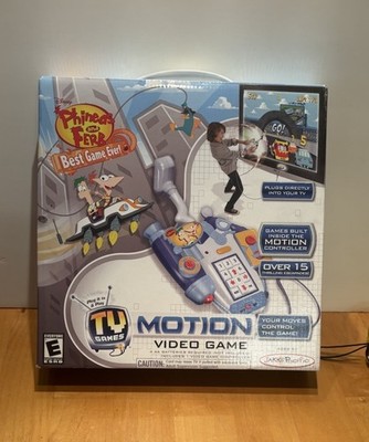 Disney Phineas And Ferb Best Game Ever Plug & Play Motion Video Game Jakks 2010