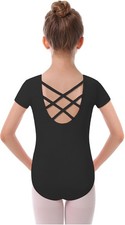 Girls Toddler Leotards Dance Ballet Gymnastic Outfits Classic Basic Bodysuit