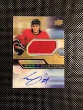 2021-22 Upper Deck Premier Seth Jarvis RPA Rookie Auto Patch /65 Hurricanes RC