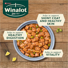 WINALOT Friday Suppers Mixed Variety Fish in Gravy Wet Dog Food Pouches 40X100G 4.11 per kilo