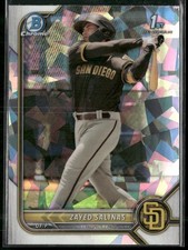 2022 Bowman #BCP-122 Zayed Salinas Chrome Prospects Atomic Refractors