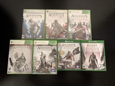 Lot of 7 Assassin's Creed Games Xbox 360/One/Series X CIB Complete in Box Tested