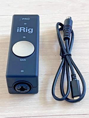 IK Multimedia iRig PRO Audio-MIDI Interface XLR/MIDI/USB Portable Phantom Power