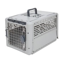Collapsible Plastic Dog Kennel Portable Folding for Small Dogs Up to