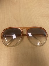 VTG 1970'S Aviator Oversized Renauld Sunglasses Tortoise Shell Frame Retro MCM