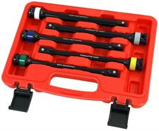 5pc 1/2" Dr Torque Limiting Sticks Socket Extension Bars