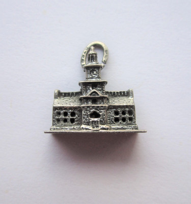 Vintage Independence Hall Philadelphia Pennsylvania Beau Sterling Silver Charm