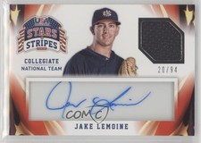 2015 Panini Stars and Stripes Materials Signatures 20/94 Jake Lemoine Auto w5b