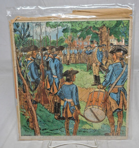 Westinghouse Mazda Lamps Lithographed Puzzle Washington Taking Command Cambrde