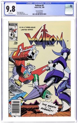 Voltron #2N CGC 9.8 Newsstand 1985 4710004020