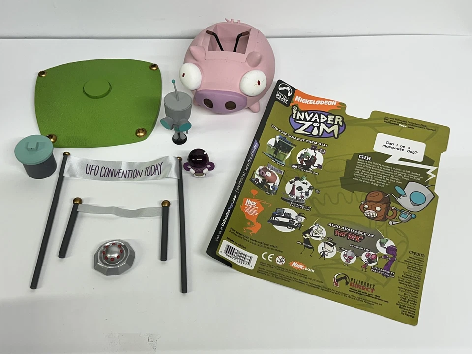 Palisades 2004 - Invader Zim - GIR - Serie 1 - Figura de acción - Nickelodeon Foto 2 de 4