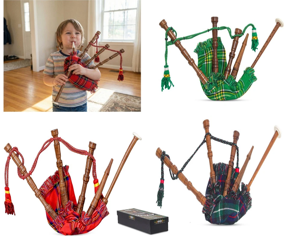 HAMILTON KILTS Enfants Jouet Cornemuse Jouable Cordon Débutants Souvenir Cadeau Décoratif