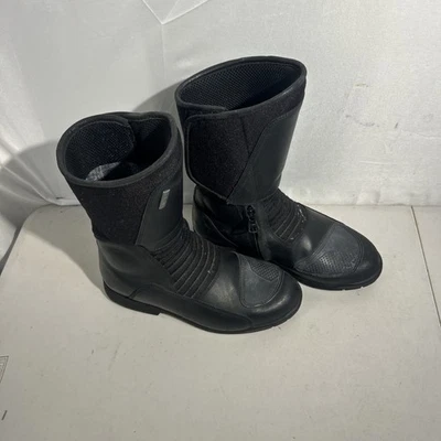 BMW Black Leather Motorcycle Boots Vintage Size 10.5 or Size 11 BMW Black Motorcycle & Powersports Boots for sale | eBay main image 2