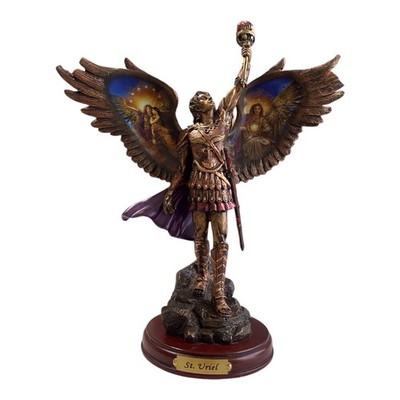 Bradford Exchange Uriel Protector of Truth Archangels of Light Statue 2013-As Is