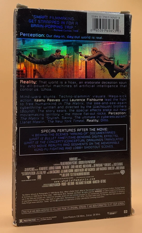 The Matrix VHS 1999 Collector's Edition Keanu Reeves **Buy 2 Get 1 Free** - Image 2 of 4