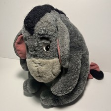 Walt Disney Company Eeyore Large 18  Seated Stuffed Animal Vintage Plush Pooh