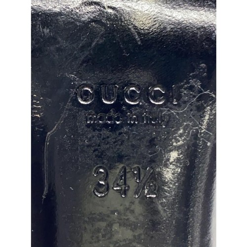GUCCI Pumps Absatz Nieten Leder Schwarz EU34,5/US4,5 59179c - Bild 5 von 24