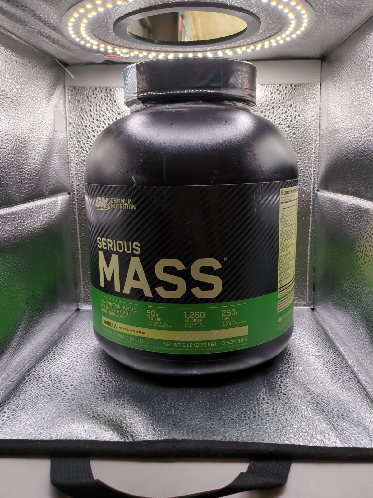 Optimum Nutrition Serious Mass Vanilla Flavoured Protein Powder - 6lbs