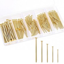 Hardware Nails Assortment Kit Small Nails for Picture Hanging 5 Sizes Finishing