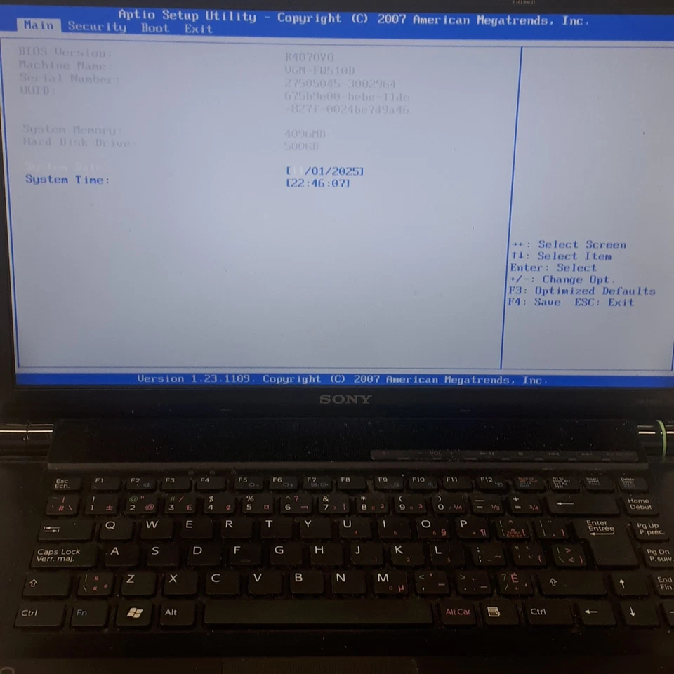Sony Vaio VGN-FW510D 15.6" Laptop Core 2 Duo T6600 4GB RAM 500GB HDD Linux Mint - Image 2 of 4