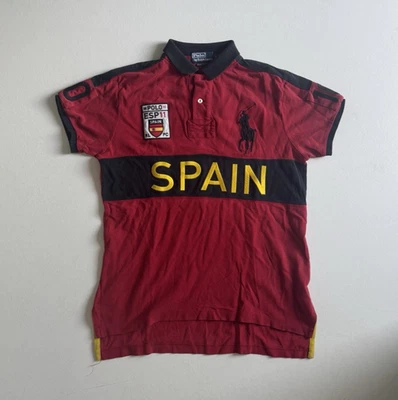 Polo by Ralph Lauren Herren Polo Selten Gr. M Colorblock Spanien Kurzarm - Bild 1 von 4