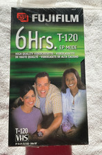 New Lot of 7 Fujifilm 6 Hours T-120 Blank VHS Tapes