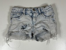 Art Class Jean Shorts Girls 6 6X Light Wash Distressed Summer Playwear