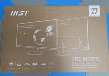 MSI PRO MP272LDE 27" FHD 100Hz 1ms IPS Display Monitor HDMI DP Uscita Cuffie