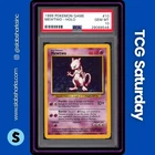 1999 POKEMON BASE SET UNLIMITED #10/102 MEWTWO HOLO RARE PSA 10