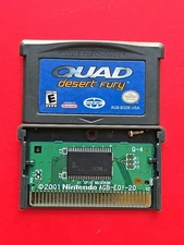 Game Boy Advance Quad Desert Fury Nintendo GBA ATV Authentic Cleaned Works