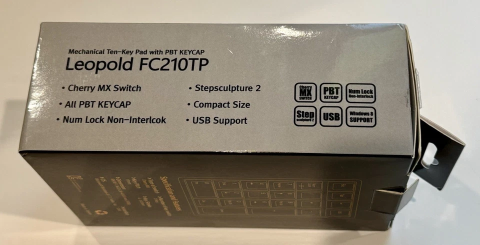Leopold FC210TP Mechanical Ten Key Pad With PBT Keycap In Black (made In Taiwan) - Image 4 of 4