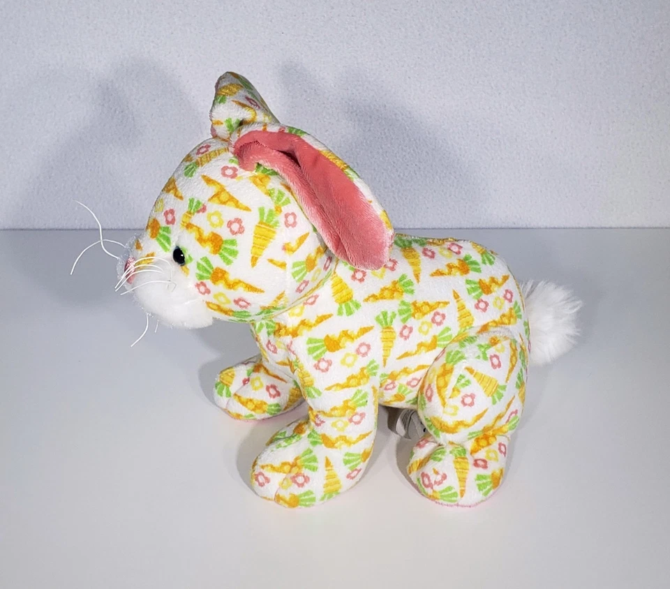 GANZ Webkinz Carrots Floppy Ear Easter Bunny Rabbit Plush Stuffed Toy NO CODE 9" - Image 2 of 4