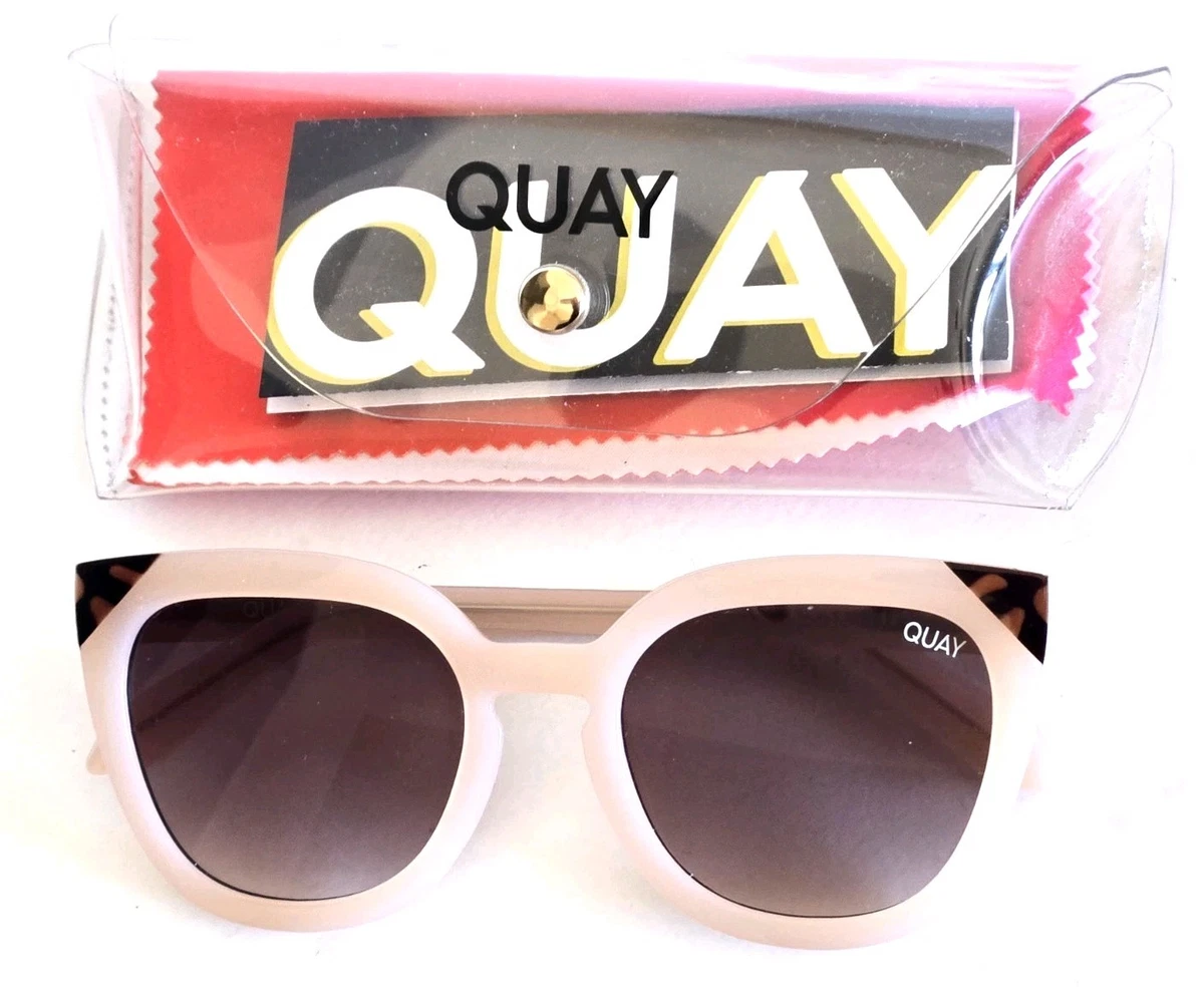 Quay Australia Real Me Sunglasses Geometric Pink Ombre Frame  display picture 2