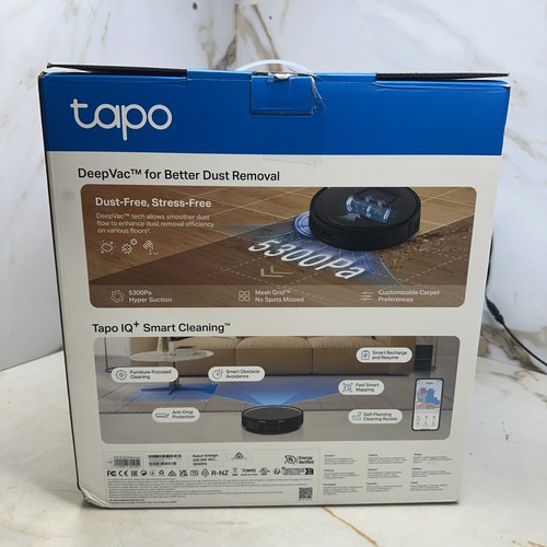 TP-LINK Tapo RV20 Max Plus 5300Pa Robotic Vacuum No Mop with Auto Empty Station - Picture 2 of 9