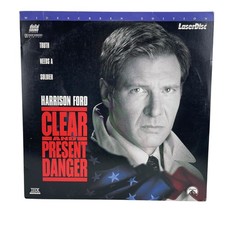 Clear and Present Danger LaserDisc 1994 Action Thriller Widescreen THX Paramount