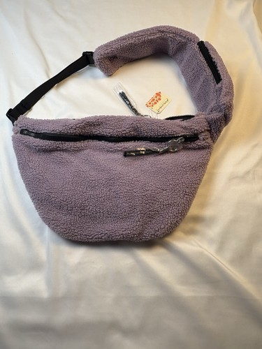 Free People Movement Overachiever Sherpa Sling Purple Crossbody Bag (243-244)