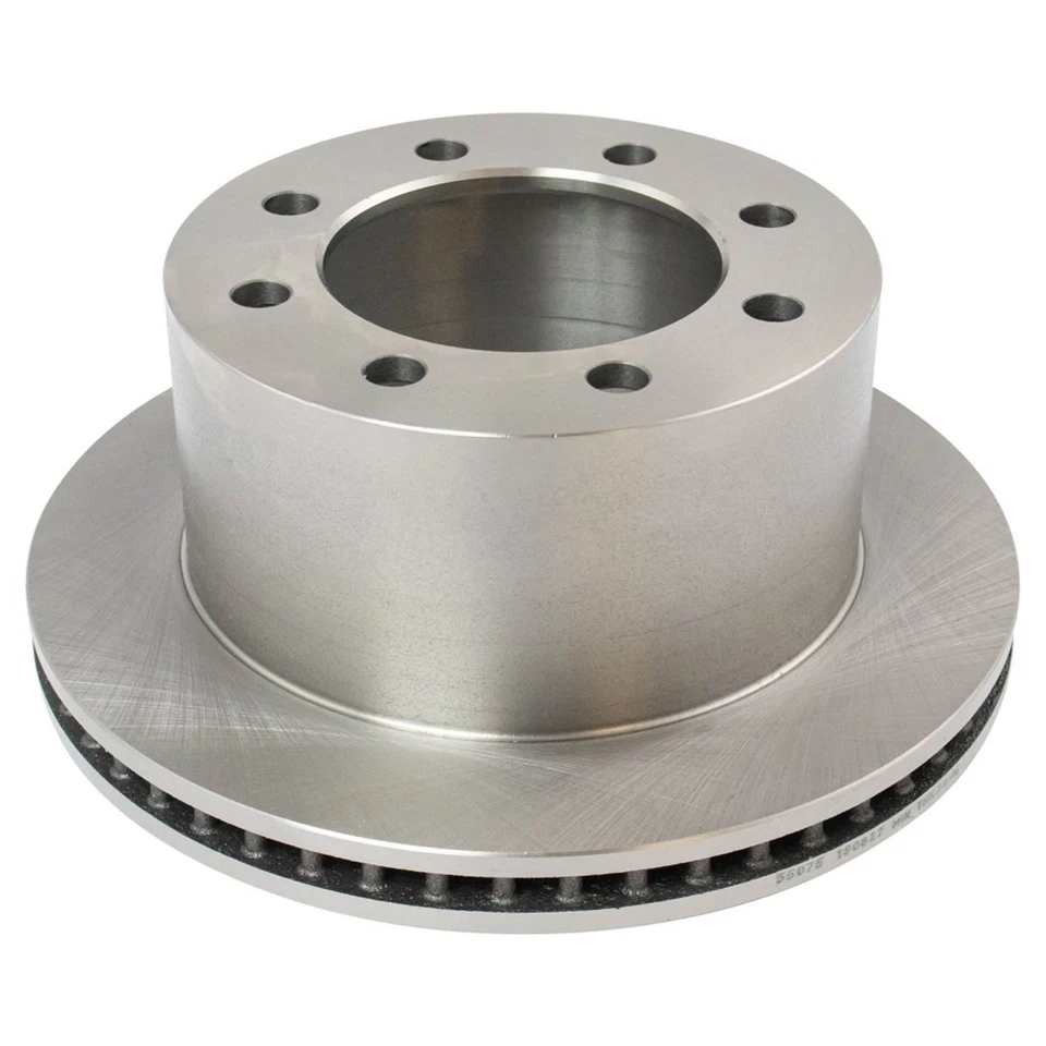 Kit de pastillas de freno traseras metálicas y rotor con productos químicos para camioneta Chevy GMC 3500 Foto 2 de 4