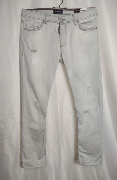 Men Dsquared² Jeans Grey Cotton 34 / L / 50