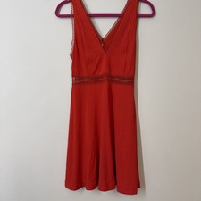 Free People Lace Whimsigoth Cottage Core Romantic Beach Vibe Size 2 Dress Boho